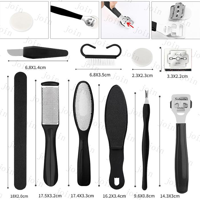 かかと ヤスリ 日本国内当日発送 フットケア 10点セット かかとケア 角質取り 足裏 角質除去 かかと つるつる 爪磨き 足 男女兼用 足爪 角質ケア #br137 |  | 06