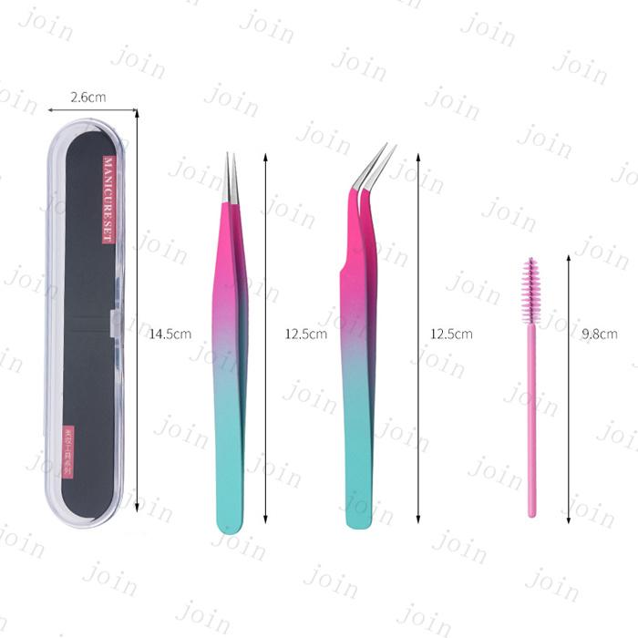 br138#まつげエクステ 専用 ツイーザー 日本国内当日発送 2本セット ピンセット 精密 ツイザー 毛抜き メイク道具 睫毛 マツエク ケース付き 眉毛 |  | 14
