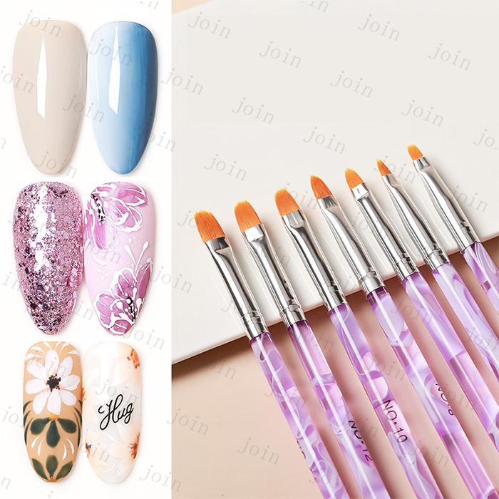 ネイルアート用品(筆など) yhnh Amazon | ネイル筆 極細【5本セット】ネイルブラシ 極細 5mm 8mm 12mm