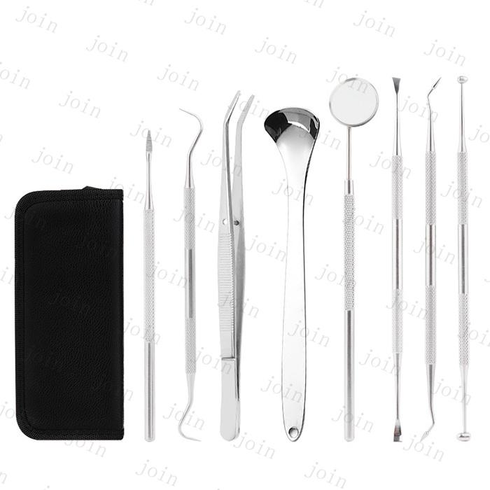 歯用ツール 8本セット 日本国内当日発送 舌クリーナー 歯石削り ヤニ 歯垢 口腔ケアツール 口臭予防 デンタルケア しこう取り ステンレス製 #br151 |  | 01