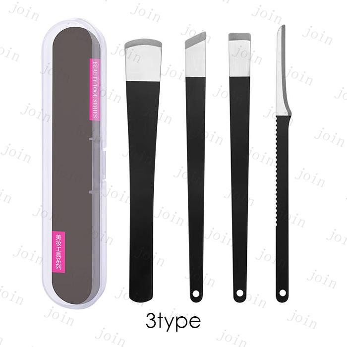 ペディキュアナイフ (br171#) 日本国内当日発送 4type 角質取り フットケア 砥石 グルーミングセット 足の爪 甘皮処理 角質除去 足ケア かかと削り |  | 03