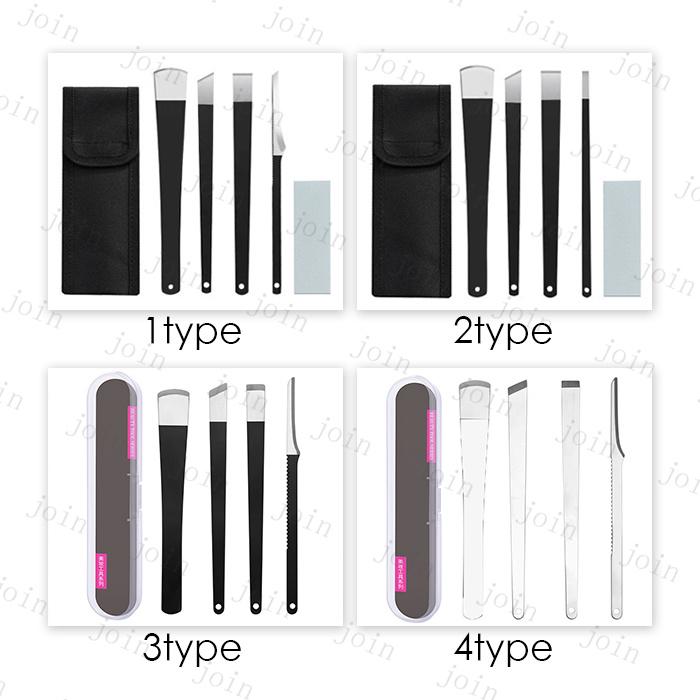 ペディキュアナイフ (br171#) 日本国内当日発送 4type 角質取り フットケア 砥石 グルーミングセット 足の爪 甘皮処理 角質除去 足ケア かかと削り |  | 05