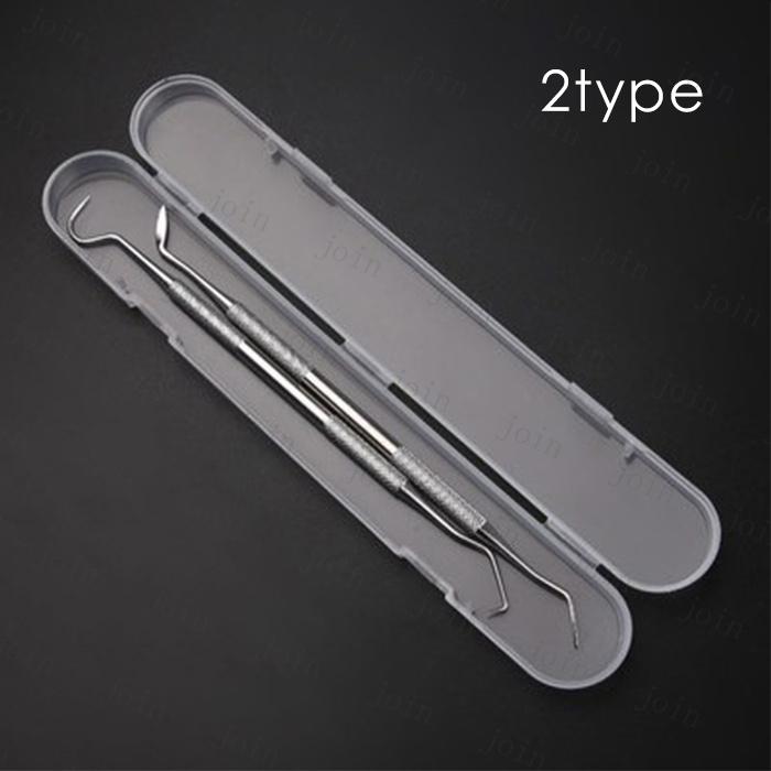 歯垢取り 2点セット 日本国内当日発送 3type 歯石取り器具 しこう取り スケーラー デンタルケア 口臭予防 ヤニ 歯垢 除去 デンタルツール #br183 |  | 03