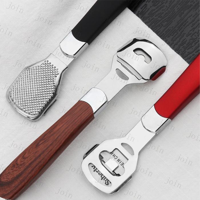 フットケア 日本国内当日発送 3点セット 角質ケア 角質削り 角質除去 魚の目 ウオノメ かかと 足裏 替刃付き ステンレス製 ツルツル 角質除去 #br188 |  | 06