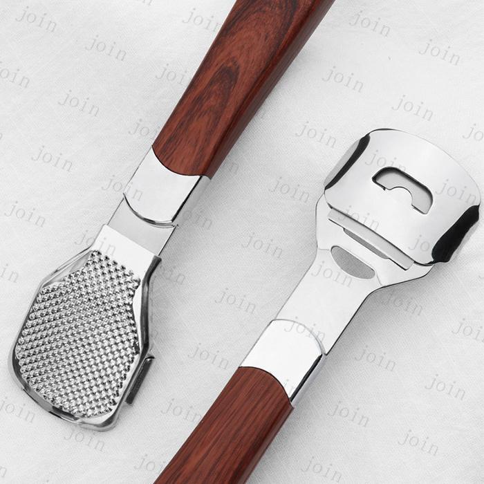 フットケア 日本国内当日発送 3点セット 角質ケア 角質削り 角質除去 魚の目 ウオノメ かかと 足裏 替刃付き ステンレス製 ツルツル 角質除去 #br188 |  | 08