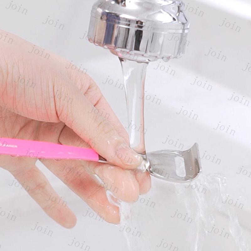 br196#舌クリーナー 日本国内当日発送 2type 2本セット 舌みがき タンスクレーパー 舌ブラシ 携帯用 ステンレス製 口内ケア 舌磨き 専用ケース付き 舌苔除去 |  | 08