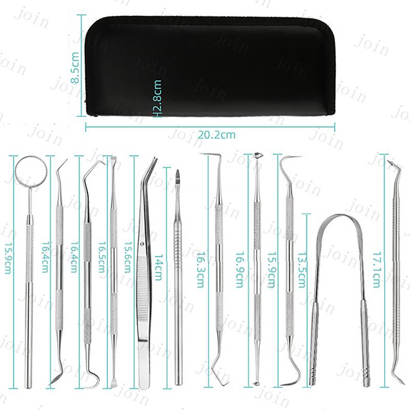 10本セット専用ケース付き歯石取り器具 歯石削り セルルケア 豪華 しこう取り ステンレス製 自宅用 デンタルツール 歯間 ヤニ 歯垢取り 口臭予防 #br19 |  | 05