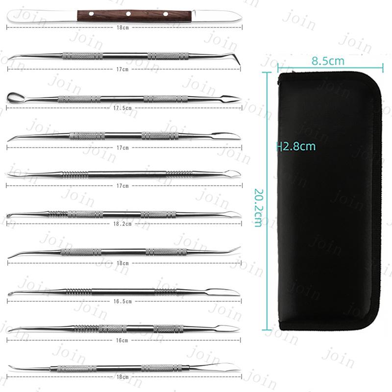 10本セット専用ケース付き歯石取り器具 歯石削り セルルケア 豪華 しこう取り ステンレス製 自宅用 デンタルツール 歯間 ヤニ 歯垢取り 口臭予防 #br19 |  | 09