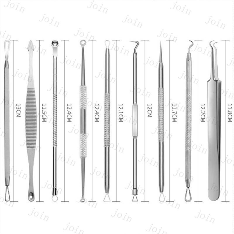 br225#毛穴ケアセット 日本国内当日発送 9本セット 2type 角栓 ピンセット ニキビ 角質取り ニキビケア 毛抜き ニキビ取り 角質除去 いちご鼻 ケース付き 黒ずみ |  | 11