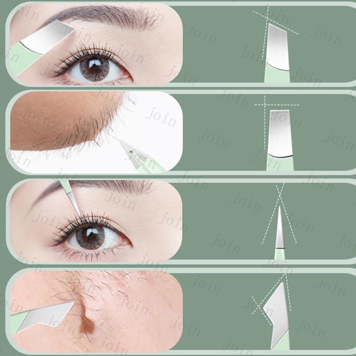 ピンセット 4本セット (#br38) 日本国内当日発送 5color 毛抜き 毛抜 眉毛抜き 先平 先斜め 先細 ステンレス製 コンパクト 携帯便利 精密ピンセット ケース付き |  | 12