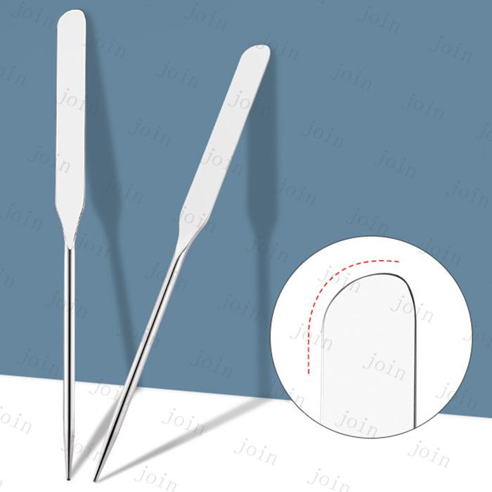 スパチュラ メイク br39# 日本国内当日発送 ファンデーションスパチュラ 攪拌棒 ステンレス メイクツール 化粧品混合 ネイルツール セルフネイル 収納ケース付き |  | 10