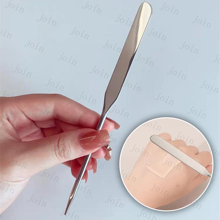 スパチュラ メイク br39# 日本国内当日発送 ファンデーションスパチュラ 攪拌棒 ステンレス メイクツール 化粧品混合 ネイルツール セルフネイル 収納ケース付き |  | 13