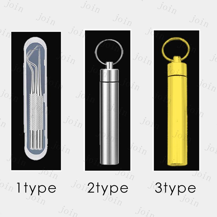 ミニ 歯石取り器具 (br45#) 日本国内当日発送 2type 歯用ツール 自宅用 3本セット ケース付き デンタルツール ステンレス製  ヤニ 歯垢取り 口臭予防 歯石取り |  | 04