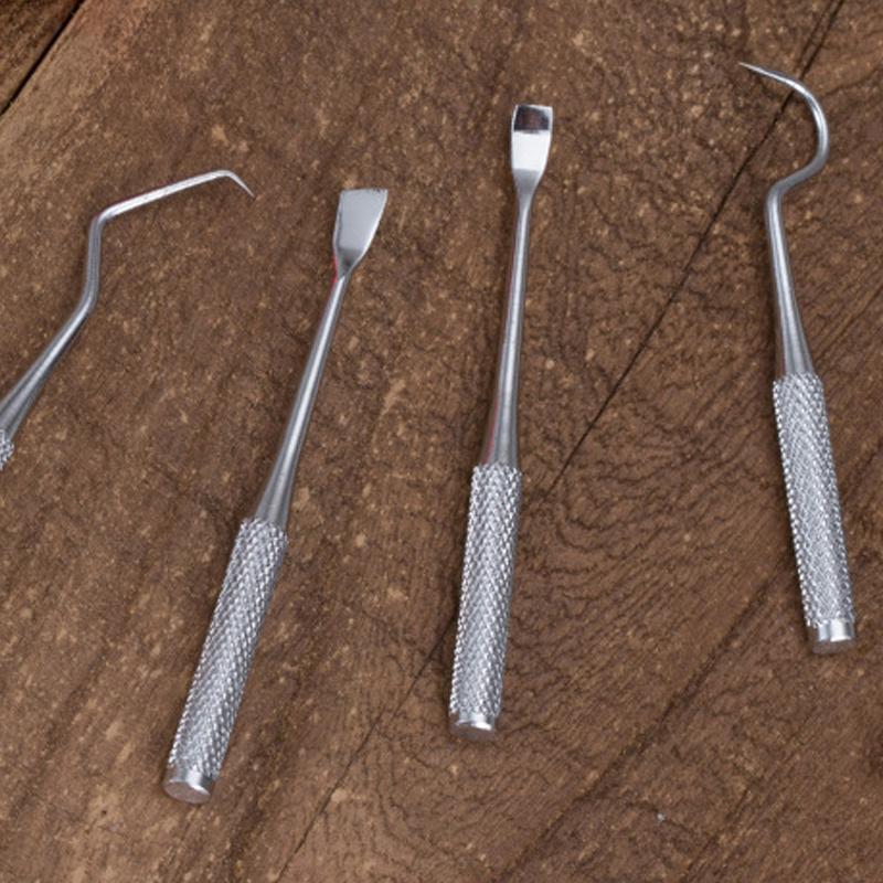 br46#歯石取り器具 日本国内当日発送 ミニ デンタルケア 5本セット ケース付き 2type 歯用ツール デンタルツール ステンレス製 ヤニ 歯垢取り 口臭予防 歯石取り |  | 12