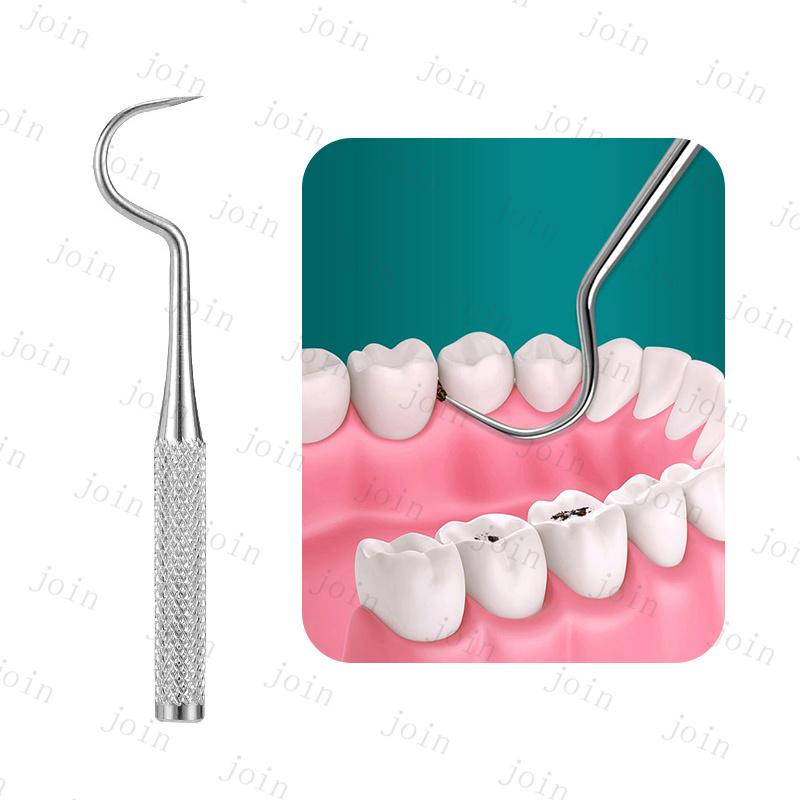 br46#歯石取り器具 日本国内当日発送 ミニ デンタルケア 5本セット ケース付き 2type 歯用ツール デンタルツール ステンレス製 ヤニ 歯垢取り 口臭予防 歯石取り |  | 07