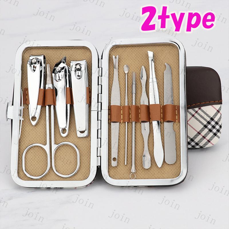 身だしなみセット 日本国内当日発送 10本セット 眉用ハサミ 毛抜き ステンレス製 ネイルケア 爪切り 甘皮ケア  甘皮取り 多機能ケース 旅行 ケース付き #br63 |  | 06