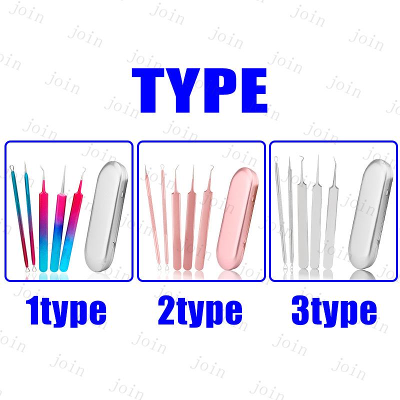 5本セット ニキビ取り 日本国内当日発送 ニキビ針 にきび針 黒ずみ取り 毛穴ケア 専用キット 角栓プッシャー 角栓 取り 圧出 除去 抗菌 #br76 |  | 01
