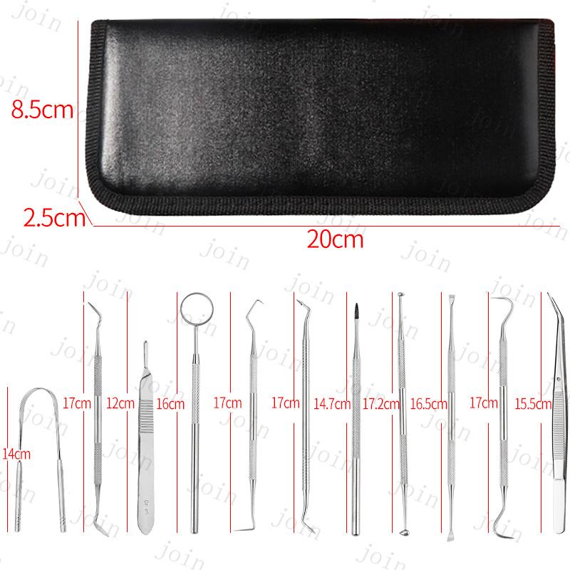 歯石取り器具 11本セット 日本国内当日発送 歯垢 しこう取り デンタルツール ステンレス製 自宅用 スケーラー 口内ケア 歯石 歯 ヤニ取り オーラルケア #br90 |  | 07