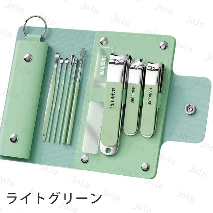 身だしなみセット (br92#) 日本国内当日発送 4color 10本セット 爪切り プロ ネイルケア 耳かき 甘皮ケア 甘皮取り 爪やすり マニキュア 多機能 ステンレス製 |  | 03