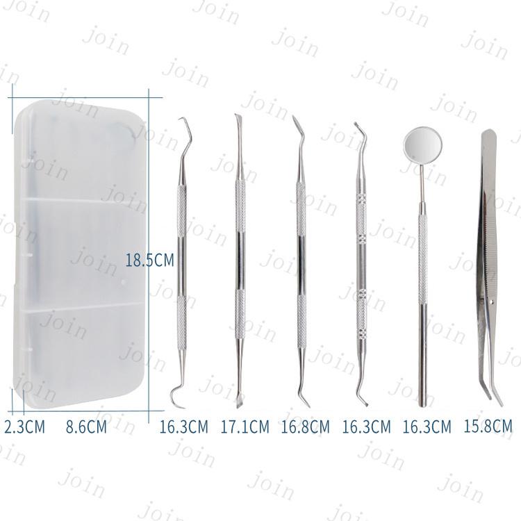 デンタルケア 日本国内当日発送 歯石取り器具 6本セット 歯用ツール ステンレス製 ヤニ 歯垢 しこう取り 口臭 予防 歯石除去 自分 スケーラー 自宅用 #br96 |  | 05