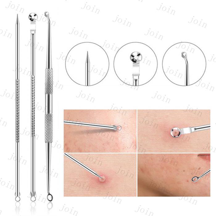 ニキビ取り (BR9) 日本国内当日発送 7本セット 毛穴ケア専用キット 毛抜き 黒ニキビ除去 ステンレス 黒ずみ取り コメドプッシャー 角栓取り いちご鼻すっきり |  | 07