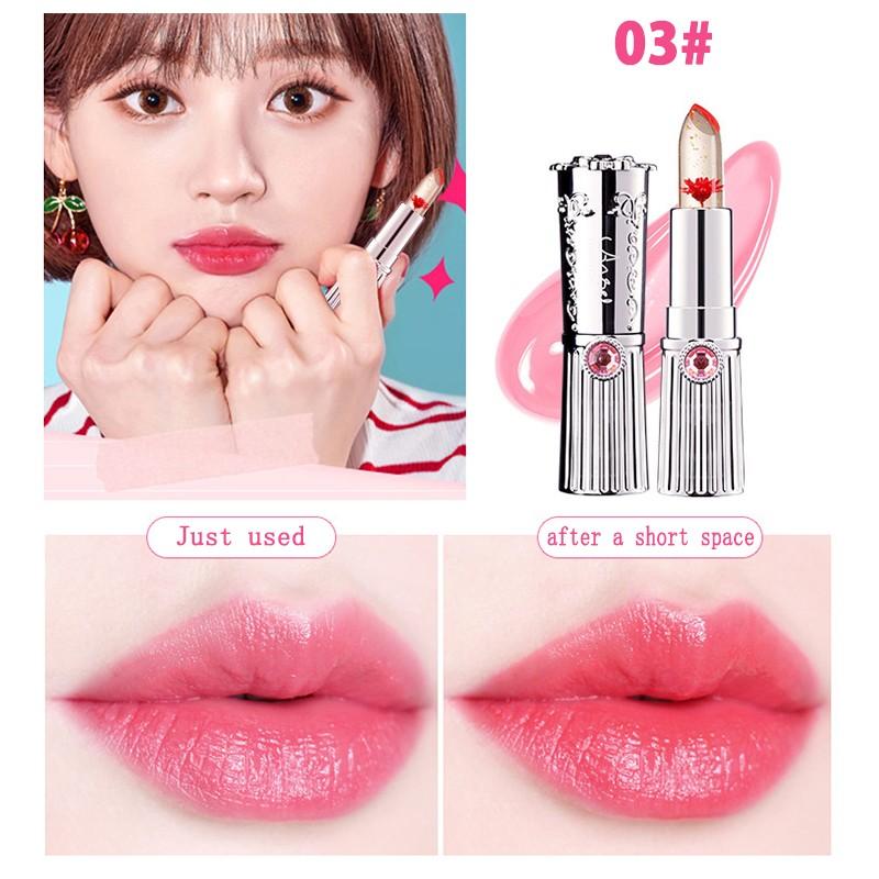 送料無料 花が入って Phリップ リップスティック カラーチェンジ 口紅 可愛い 色落ちにくい 温度変化色 韓国コスメ Cs121 ジョインショップ 通販 Yahoo ショッピング