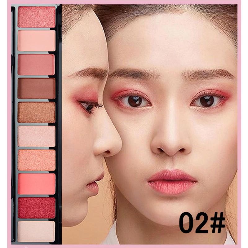 アイシャドウ 送料無料 アイシャドウブラシ 10 color セット アイ