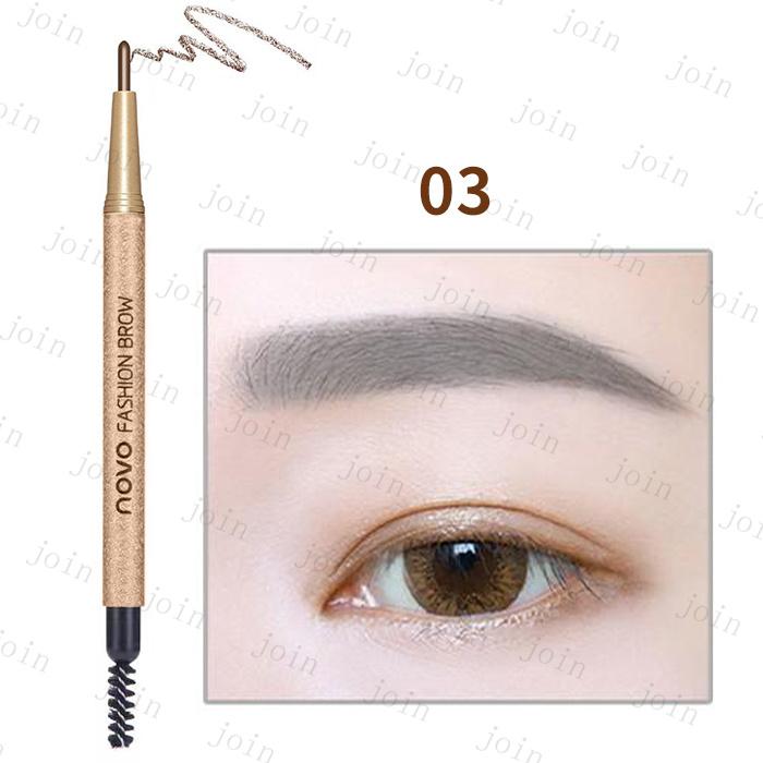4colorセット アイブロウペンシル アイブロウブラシ 韓国コスメ 眉毛用 メイク道具 3種類 メイクアップ道具 眉毛テンプレート #cs152 |  | 08