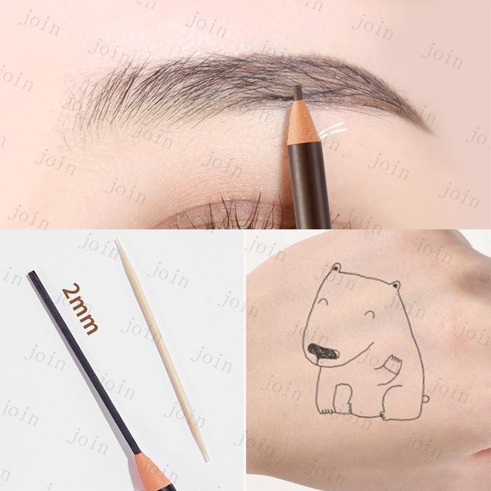 アイブローペンシル 6type アイブロウ ペンシル カラーペンシル ブラシ付き まつげ ティント 眉ティント 日本国内 当日発送 眉毛 アイブロウ ブラシ #CS180 |  | 21