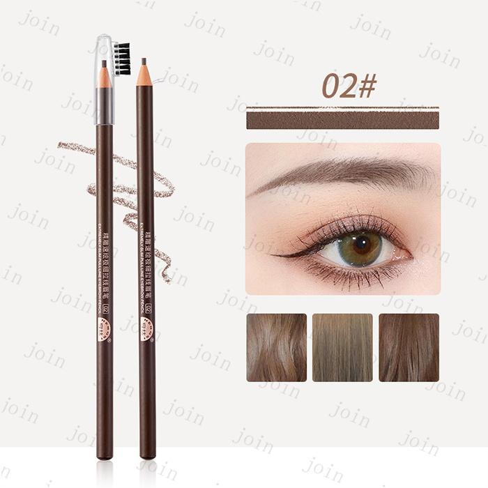 アイブローペンシル 6type アイブロウ ペンシル カラーペンシル ブラシ付き まつげ ティント 眉ティント 日本国内 当日発送 眉毛 アイブロウ ブラシ #CS180 |  | 08