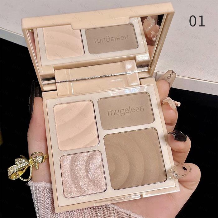 シェーディング 日本国内当日発送 4color set 2type ノーズシャドウ パウダー 韓国コスメ ハイライト マット 立体感 フェイスカラー 小顔  #CS29 |  | 06