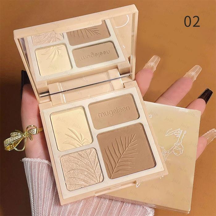 シェーディング 日本国内当日発送 4color set 2type ノーズシャドウ パウダー 韓国コスメ ハイライト マット 立体感 フェイスカラー 小顔  #CS29 |  | 09