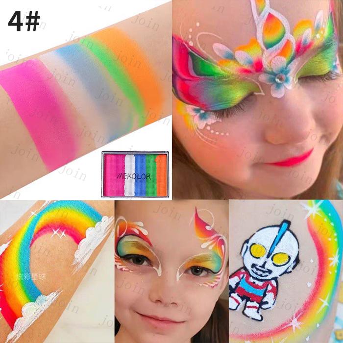 フェイスペイント (#cs355) 6色 ボディペイント 顔ペイント 安全 無毒 簡単水洗 クリスマス 仮装 コスプレ ハロウィン ベリーペイント 小道具 スポーツ応援 |  | 04