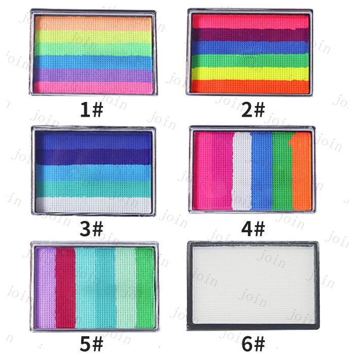 フェイスペイント (#cs355) 6色 ボディペイント 顔ペイント 安全 無毒 簡単水洗 クリスマス 仮装 コスプレ ハロウィン ベリーペイント 小道具 スポーツ応援 |  | 07