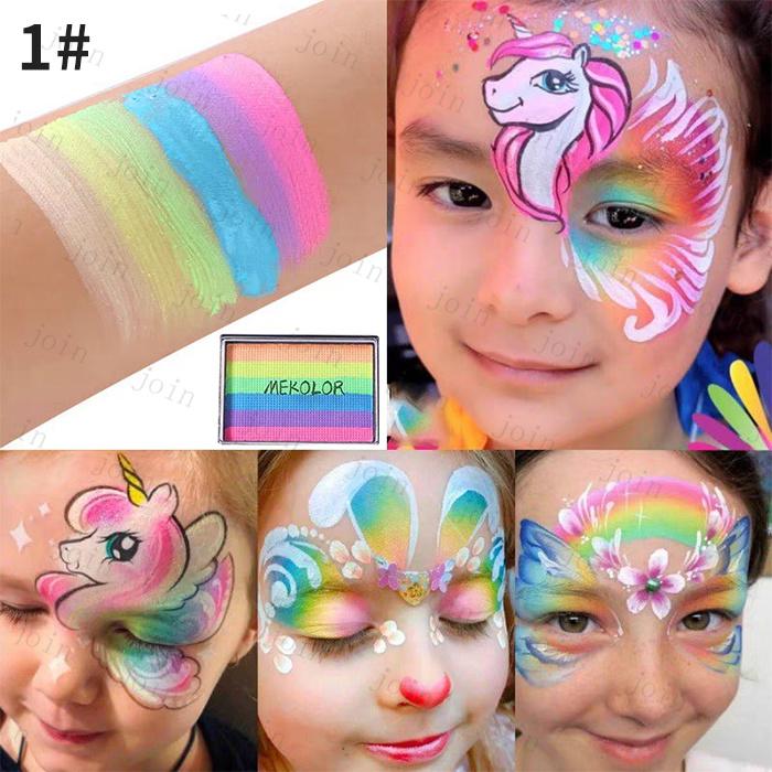 フェイスペイント (#cs355) 6色 ボディペイント 顔ペイント 安全 無毒 簡単水洗 クリスマス 仮装 コスプレ ハロウィン ベリーペイント 小道具 スポーツ応援 |  | 08