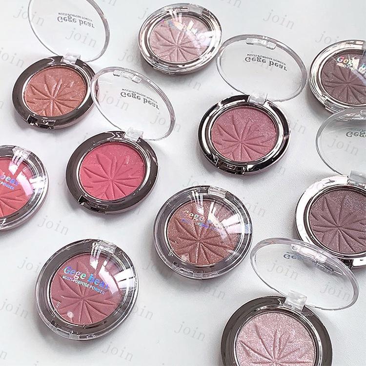 チークパウダー (cs434#) 当日発送 5color チーク 韓国 ハイライト アイシャドウ 化粧品 キラキラ 頬紅 ツヤ 血色感 フェイスカラー アイメイク メイクアップ |  | 09