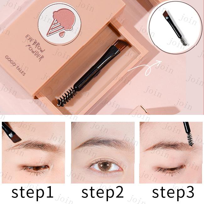 アイブロウパウダー 日本国内当日発送 アイブロウブラシ 韓国コスメ