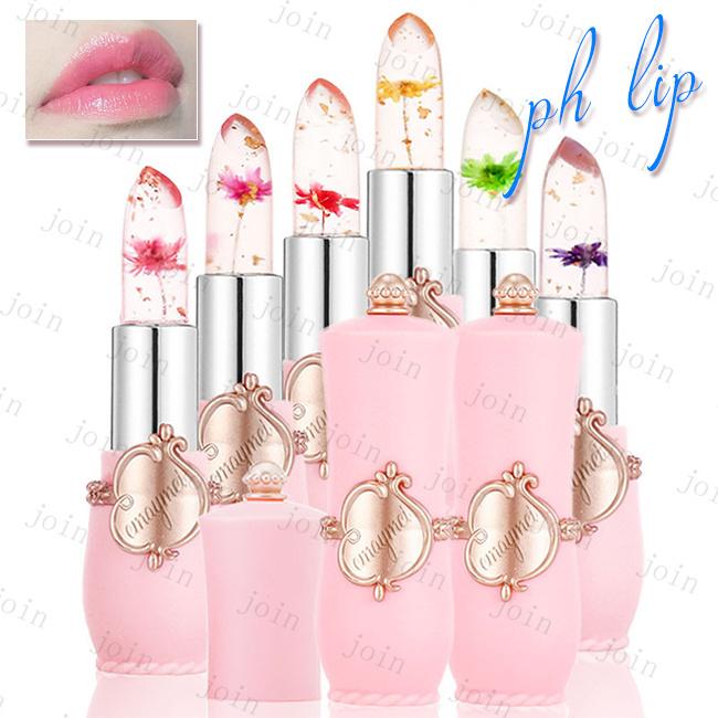 温度リップ 日本国内当日発送 全6色 PHリップ PH LIP フラワー ティント リップ 温度変化 リップティント ジェリー 口紅 リップスティック #cs477 | 