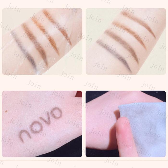 NOVO アイブロウペンシル 日本国内当日発送 4colors 眉ペンシル 落ちない ウォータープルーフ 水 汗 こすれに強い アイブロウ 化粧品 #cs567 |  | 11