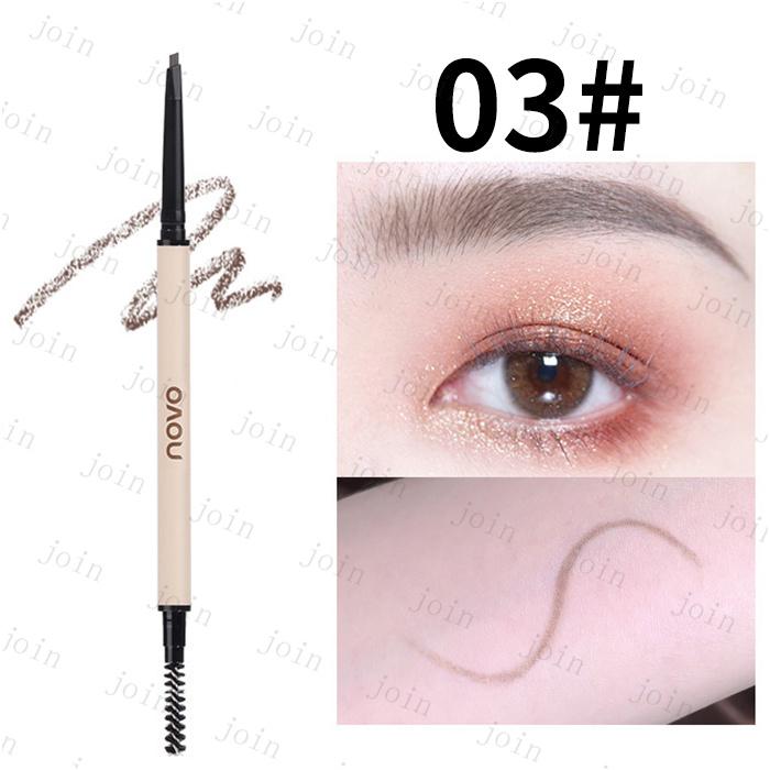 NOVO アイブロウペンシル 日本国内当日発送 4colors 眉ペンシル 落ちない ウォータープルーフ 水 汗 こすれに強い アイブロウ 化粧品 #cs567 |  | 03