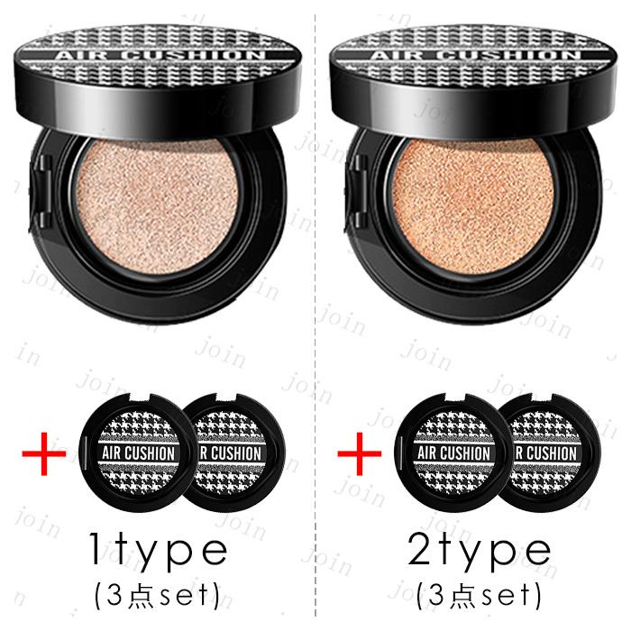 クッションファンデーション 日本国内当日発送 3点セット クッション ファンデーション 詰め替え 韓国コスメ レフィル付き クッションファンデ カバー力 #cs604 |  | 05