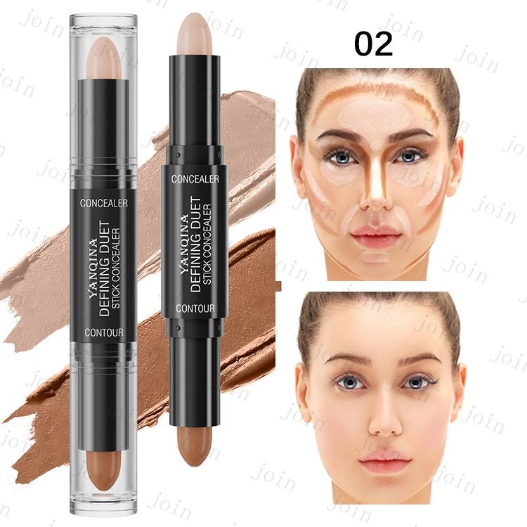 CS80#シェーディング スティック 日本国内当日発送 3type ハイライト コンシーラー 韓国コスメ ノーズシャドウ 化粧品 ナチュラル 多機能 メイクアップ 立体小顔 |  | 02