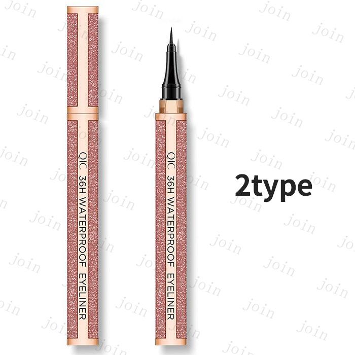 アイライナー ピカピカ ブラック 3type  落ちにくい 韓国コスメ 化粧品 リキッド 人気 プレゼント #cs94 |  | 02