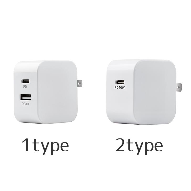 ACアダプター 2type USB 充電器 PDアダプター 2ポート PD QC3.0 ACアダプター 2type USB 充電器 PDアダプター 2ポート PD QC3.0
