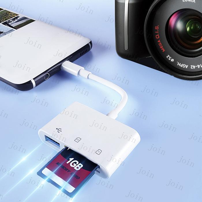 Type-C SD カードリーダー 3in1 日本国内当日発送 タイプC USB 高速データ転送 TF読取 写真 動画 音楽 PDF PPT マルチカードリーダー SDカード  TF #dk60 |  | 06