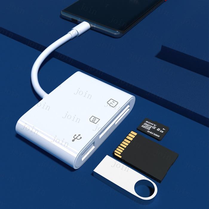 Type-C SD カードリーダー 3in1 日本国内当日発送 タイプC USB 高速データ転送 TF読取 写真 動画 音楽 PDF PPT マルチカードリーダー SDカード  TF #dk60 |  | 08
