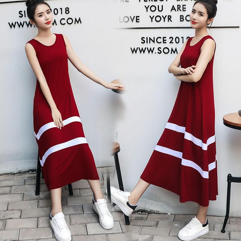 Fw14 送料無料 ノースリーブ フリーサイズ レデイ ス ボーダー ロングワンピース マキシワンピース ワンピース 大きいサイズ Fw14 ジョインショップ 通販 Yahoo ショッピング