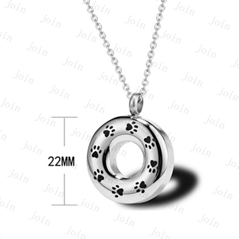 遺骨ネックレス 日本国内当日発送 アクセサリー メモリアルペンダン 遺骨ペンダント 手元供養 愛猫 犬足跡 ペット仏具 形見 チェーン付き 遺灰 分骨 #gh35 |  | 05