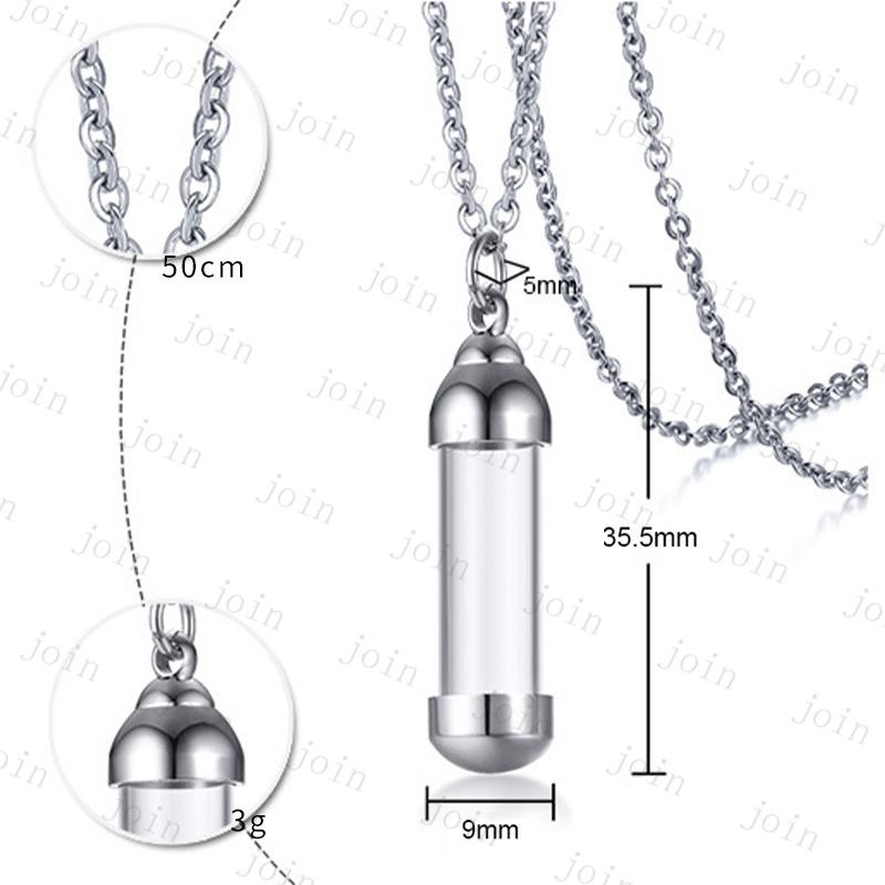 ペット遺骨ペンダント 日本国内当日発送 ペット用メモリアル 遺灰 分骨 納骨 ペット仏具 ネックレス ガラス管 遺骨カプセル ステンレス 手元供養 #gh39 |  | 09