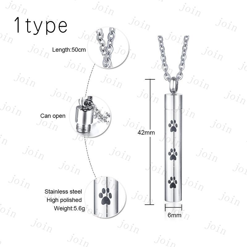 遺骨ペンダント ペット (gh86#) 日本国内当日発送 メモリアルペンダント 遺骨ネックレス 手元供養 犬 猫 遺骨入れ 遺骨カプセル 分骨 骨壺 遺骨 アクセサリー |  | 07